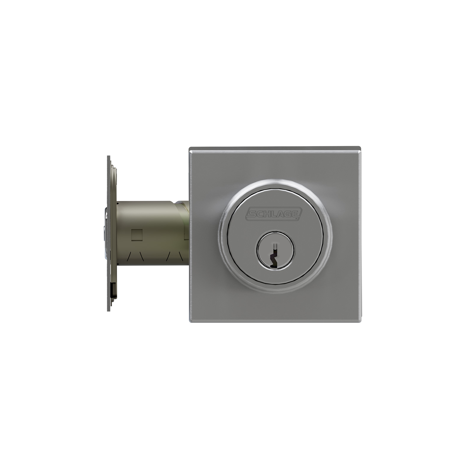Square Single Cylinder Deadbolt